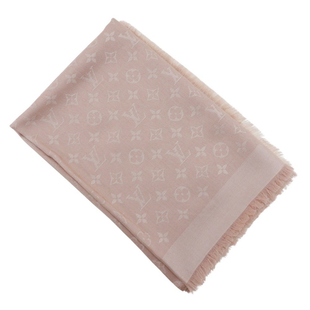 Louis Vuitton Pink Monogram Scarf